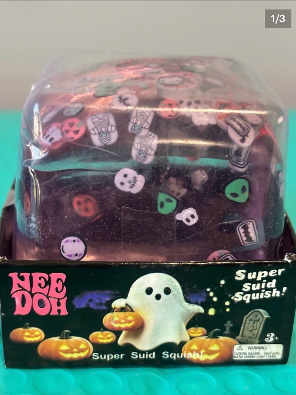 2 Nee Dohs Halloween 🎃 Ghost Super Squish Slime